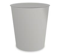 itenga Papelera de oficina de 11 litros - Cubo de basura de plástico resistente (28 cm), diámetro superior de 25 cm, fácil de limpiar, colores discretos y patrón de rayas (color a elegir) (color a