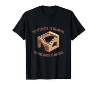 Iterar es Humano recurrir, es Bucle de código divino Camiseta