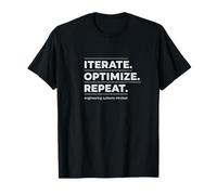 Iterar Optimizar Repetir Ingeniería - Pensamiento sistémico Camiseta
