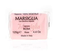 Iteritalia Jabón 100% vegetal Marsella Fragancia Rosa - 125 g