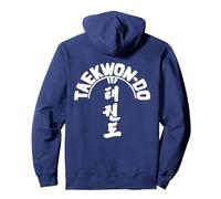 ITF Taekwon-Do - Arte Marcial Coreano Sudadera con Capucha, Unisex para Adultos, Azul Marino, XXL