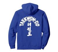 ITF Taekwon-Do - Arte Marcial Coreano Sudadera con Capucha, Unisex para Adultos, Azul Real, L