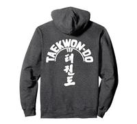 ITF Taekwon-Do - Arte Marcial Coreano Sudadera con Capucha, Unisex para Adultos, Jaspeado Oscuro, S
