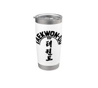 ITF Taekwon-Do Arte marcial coreano Vaso térmico de acero inoxidable de doble pared