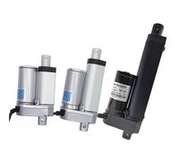 ITFOWIYD Actuador Lineal Motor eléctrico 12V CC 50mm 30mm Carrera 24V abridor de Ventanas 100-1500N 1 Uds(Black 50mm,12V 1200N 6mm s)