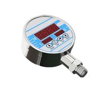 ITFOWIYD Manómetro de Contacto eléctrico Que Mide la presión del Agua y el Aceite. Sensor de presión NA NC. Salida 24 VCC. Control de límite Superior e Inferior.(M20-1.5,0-1.6bar)