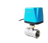 ITFOWIYD Válvula de Bola eléctrica de Acero Inoxidable, 2 Cables, reinicio por Falla de energía, par de 8 N·m, 220 V, 110 V, 24 V, 12 V, válvula solenoide eléctrica de Repuesto(24VDC-Normally Open)