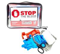 iThrive Express - Kit de control de sangrado - Kit de primeros auxilios pendiente de patente - Kit de emergencia fácil de usar con licencia oficial Stop The Bleed - Kit de trauma montado en Estados