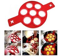 Itian Anillos de Huevo Frito Antiadherentes, Molde de Tortilla, Molde de Silicona para Panqueques, Enrollados para Huevos Fritos, Huevos Escalfados, Panqueque, Panecillos Ingleses, Hamburguesa