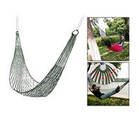 Itian Deportes al Aire Libre Hamaca - Meshy Rope Hammock Sleeping Net Bed, Nylon paracaídas Hamaca portátil Doble Camping