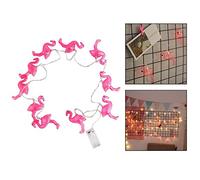 Itian Guirnalda Luces Pilas, Flamenco Lámparas Decorativas, Luces LED Pilas para Decoración Interior Bodas Fiesta de Navidad [Clase de eficiencia energética A]