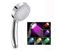 Itian Luces LED de Cambio de Color de la Cabeza de Ducha, Baño de Manzanas de Ducha LED 7 Colores Cambio Automático de Luces LED Cabeza de Ducha de Mano