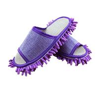 Itian Un par de Pantuflas de Microfibra para Limpieza de casa, para Limpiar el Suelo de la casa, Limpiar el Polvo (Morado)