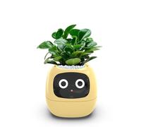 Itigoitie Macetas inteligentes, maceta inteligente para mascotas, maceta AI, macetas inteligentes, múltiples expresiones, 7 sensores inteligentes y chips Ai hacen que cultivar plantas sea fácil y