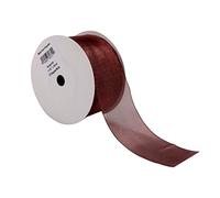 ITIsparkle Cinta de Organza (38mm x 22m), Color Borgoña