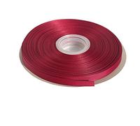 ITIsparkle Cintas Del Grosgrain 9mm De Ancho 45M De Longitud, Para Envoltura De Regalos/Navidad Año Nuevo DIY/Decoración De Bodas - Borgoña 275#