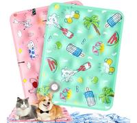 ITJMRJP Manta Fria para Perros Pequeños 2 Manta Refrescante para Perros y Gatos 40x50cm Alfombra Refrescante Perro Autoenfriante Cama Fria Perro Alfombrilla Refrescante Mascotas(E)
