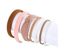 Itkcozcg 1 juego de diademas de moda para mujeres y niñas, accesorio antideslizante para el cabello, ligero y cómodo para el día a día