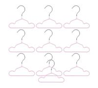 Itkcozcg 10 perchas para ropa para mascotas, revestimiento de PVC, 15/20/25 cm, perchero para almacenamiento de ropa para mascotas