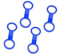 Itkcozcg 4 correas de silicona para esnórquel de buceo, universales, clip para esnórquel, soporte para tubo, accesorio de buceo, esnórquel de silicona