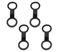 Itkcozcg 4 correas de silicona para esnórquel de buceo, universales, clip para esnórquel, soporte para tubo, accesorio de buceo, esnórquel de silicona