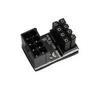 Itkcozcg Adaptador de corriente PCIe de 8 pines UTurn de 180 grados, GPU, VGA, PCIe de 8 pines, adaptador de corriente para una gestión eficiente de cables, adaptador de corriente GPU