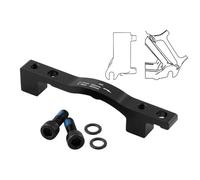 Itkcozcg Adaptador de fiabilidad de montaje de conversión de freno de disco, aleaciones de aluminio, para mejorar el ciclismo, adaptador de freno de tornillo de acero