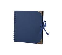 Itkcozcg Álbum de fotos de 20 x 20 cm, 30 hojas de papel grueso, álbum de recortes con cinta, páginas de libro de invitados de boda, libro de recuerdos