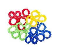 Itkcozcg Bandas de ejercicio portátiles Teamworks cooperativas, elásticas, resistentes a desgarros, de forro polar para actividades en grupo, bandas portátiles para trabajo en equipo