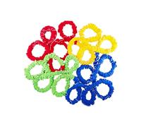 Itkcozcg Bandas de ejercicio portátiles Teamworks cooperativas, elásticas, resistentes a desgarros, de forro polar para actividades en grupo, bandas portátiles para trabajo en equipo