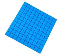 Itkcozcg Bandeja de hielo de silicona de grado alimenticio, 100 rejillas, molde cuadrado pequeño para hacer hielo, herramienta reutilizable para hacer hielo, para sopas, congeladores, vinos y zumos