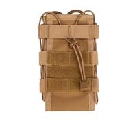 Itkcozcg Bolsa de almacenamiento portátil de nailon para botella de agua con diseño de compartimento grande para organización esencial de aventura, senderismo, soporte para botella de agua, Brown