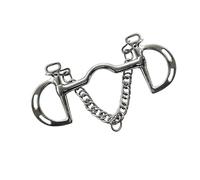 Itkcozcg Boquilla equina de grado competitivo Shock, revestimiento de silicona inoxidable para un control preciso de la equitación, broca de acero inoxidable para el cuidado del caballo