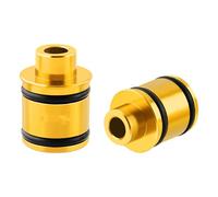 Itkcozcg Cabezal de asiento de conversión de 12/15 mm a 9 mm, ejes pasantes, adaptadores de cubo de liberación rápida, adaptadores de cubo de liberación rápida