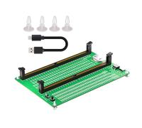 Itkcozcg Comprobador de memoria DDR5 RDIMM/UDIMM Tarjeta de memoria DDR5 con cierres largos con indicadores LED para analizadores de memoria de escritorio