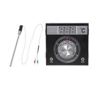 Itkcozcg Controlador digital para microondas con textura de sonda de temperatura, regulación precisa, termostato de horno con sonda