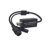 Itkcozcg Convertidor de vídeo CCTV profesional con conversión digital analógica 4 en 1, entrada BNC, salida RJ45, RTSP, convertidor CCTV remoto