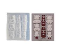 Itkcozcg Creative Nails Art - Molde de silicona para crear patrones y diseños fáciles, materiales suaves que se adaptan a varias formas de uñas y lengua
