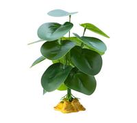 Itkcozcg Decoración realista de césped para reptiles, terrarios, cuevas naturales, decoración de hábitat, plantas trepadoras, hamacas, escondites, cueva, reptiles realistas