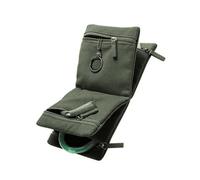 Itkcozcg Elegantes organizadores de joyas de viaje para mujer con espacios dedicados para collares, aretes y pulseras, accesorios, bolsas de joyería