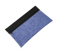 Itkcozcg Estuche básico de poliéster, ligero, portátil, organizador de bolígrafos, bolsa de almacenamiento, bolsa de maquillaje de viaje, Blue, 240*140mm, 33.07g