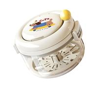 Itkcozcg Estuche de almacenamiento con sistemas de limpieza manual integrados, solución de higiene ABS apta para viajes, solución de almacenamiento dental