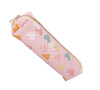 Itkcozcg Estuche de piel de dibujos animados para lápices de agua con cremallera para escuela, oficina, viajes, esenciales, estuche portátil para estudiantes, b