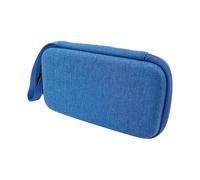 Itkcozcg Estuche rígido portátil para niños, caja de almacenamiento con forro polar y materiales para niños, Blue