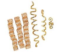 Itkcozcg Ethnic Styles - Juego de pinzas para el pelo con espirales para rastas únicas
