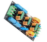Itkcozcg Filtro de interferencias electromagnéticas de 220 V, diseño de 4 etapas, eliminadores de ruido de potencia de sonido para sistemas de cine en casa, sistema de cine en casa, acondicionador de