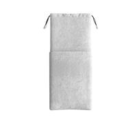 Itkcozcg Funda de viaje de forro polar de doble capa resistente al agua para accesorios de laptop y cables, bolsa de franela de doble cara para teclados