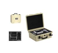 Itkcozcg Funda rígida a prueba de golpes para almacenamiento de equipos portátiles Air 3 y viajes, estuche de organización de herramientas de fotógrafo profesional, Amarillo, B, Mass Beauty