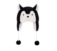 Itkcozcg Gorro de felpa corto con aislamiento térmico, unisex, para niños y adultos, aventuras al aire libre, resistente al viento, orejeras térmicas, C, Talla única