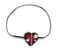 Itkcozcg Gothics Eyepatch Lolit Eye Lolit Eye - Parche de corazón para un solo ojo, parche para cosplay, ojo gótico